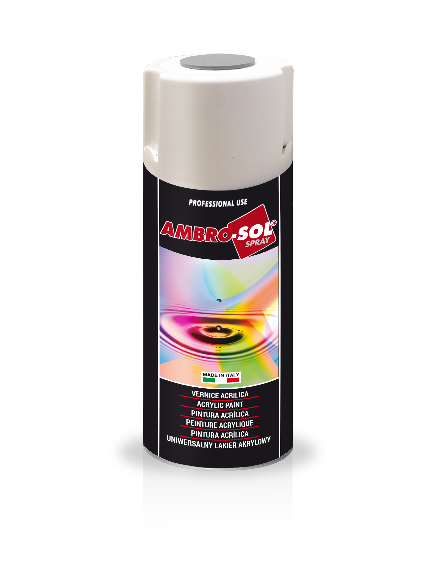 AMBRO-SOL -  Bomboletta Spray V400 smalto acrilico - col. ARGENTO - q.ta 400 ML